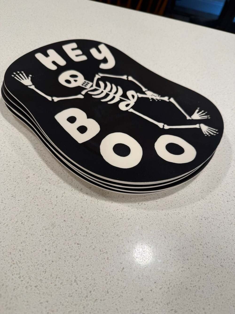 Hey boo Halloween plates 10 inches set of 5